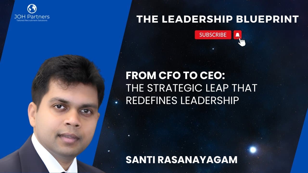 From CFO to CEO: Santi Rasanayagam on operating leadership across emerging markets