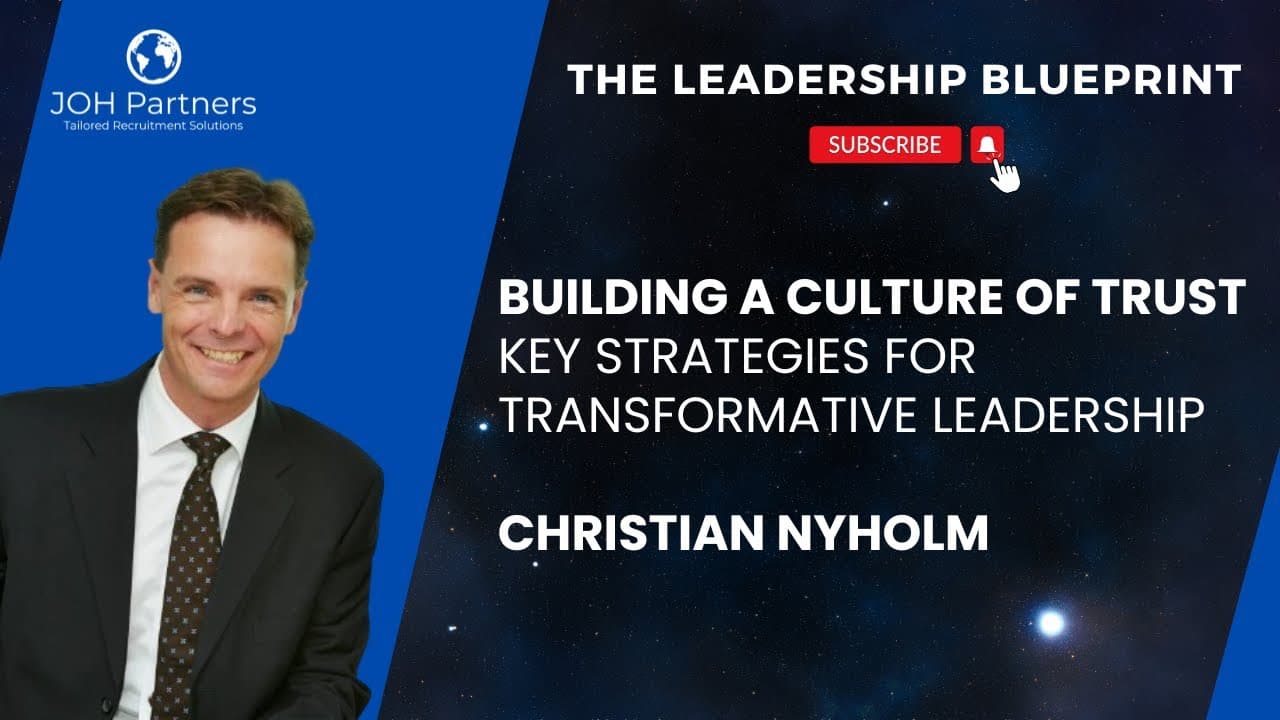 Building trust in teams: Christian Nyholm on leadership lessons from Maersk and beyond