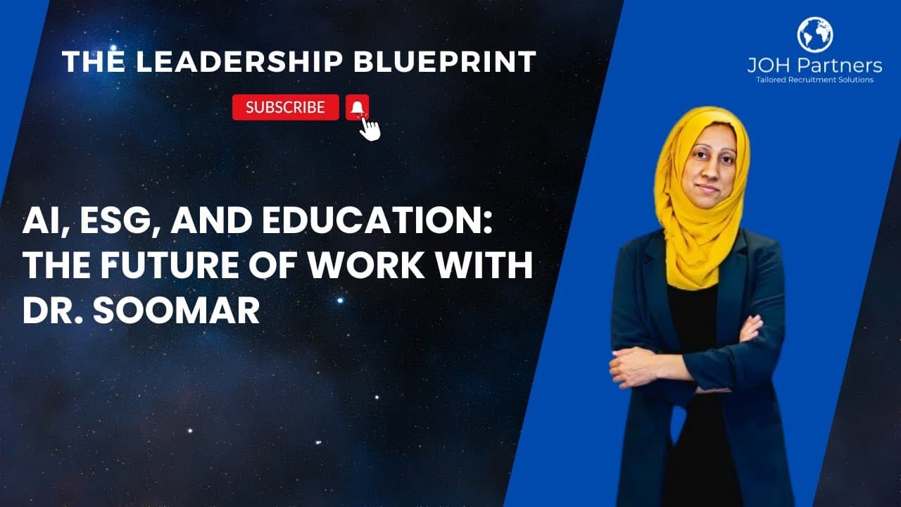 Sustainability, ESG and the long game: Dr Zaheera Soomar on leading transformation across 70 countries